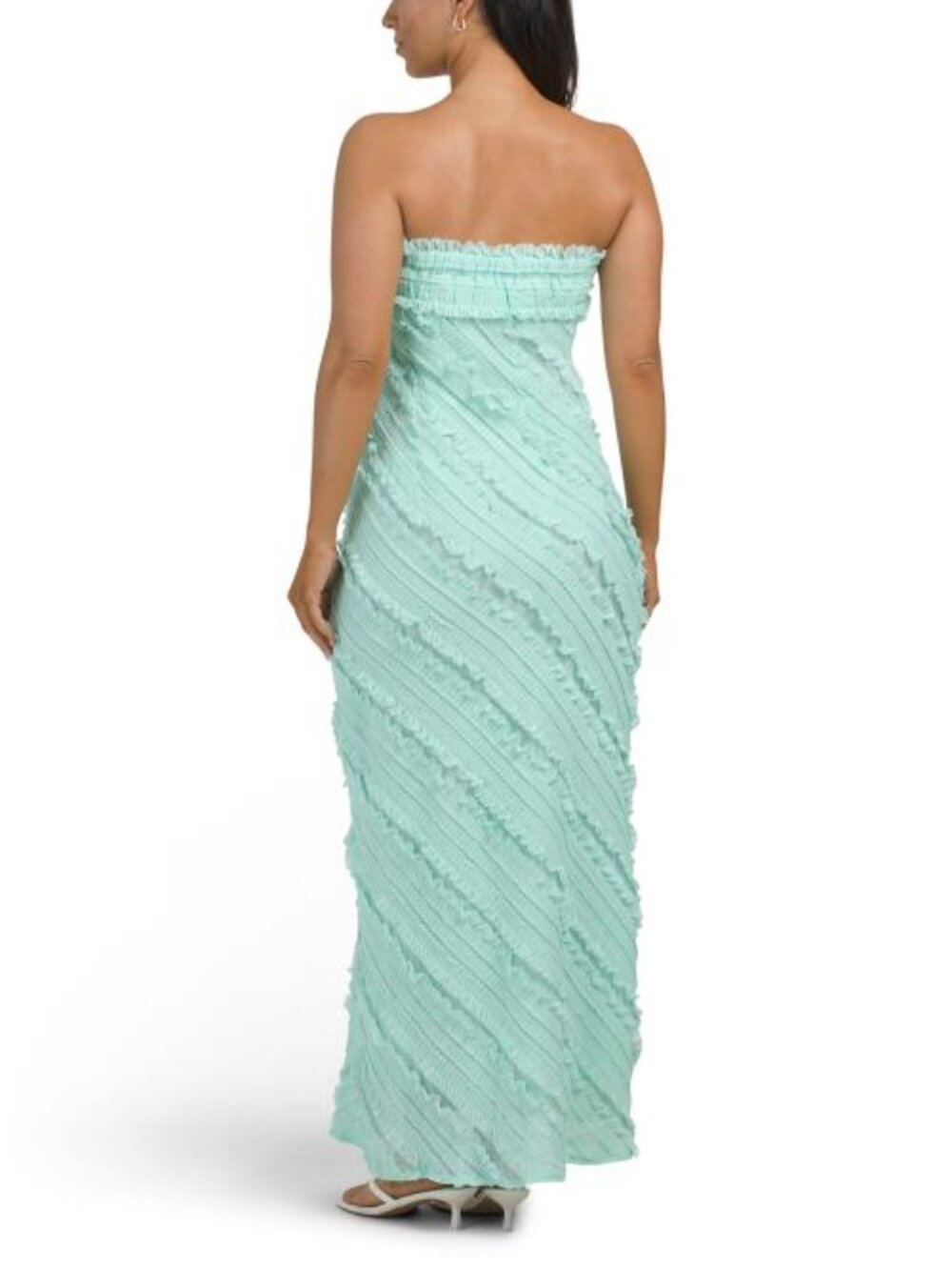 ENDLESS ROSE Strapless Ruffled Maxi Dress - Picture 2 of 5